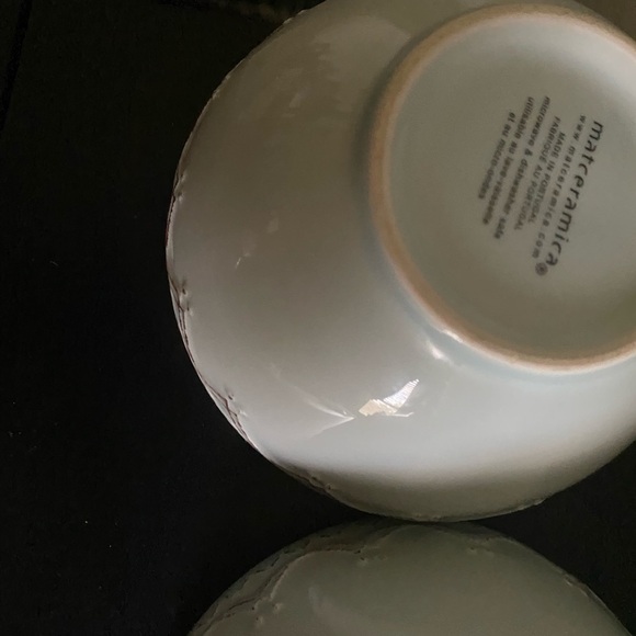 3 MATCERAMICA Portugal Discontinued Batalha Blue Ceramic Coupe Cereal Bowl 6”W - Picture 13 of 15